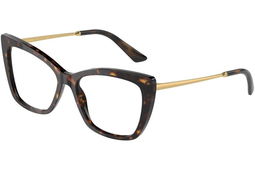 Ochelari Dolce & Gabbana DG3348 502 Cat Eye Havana