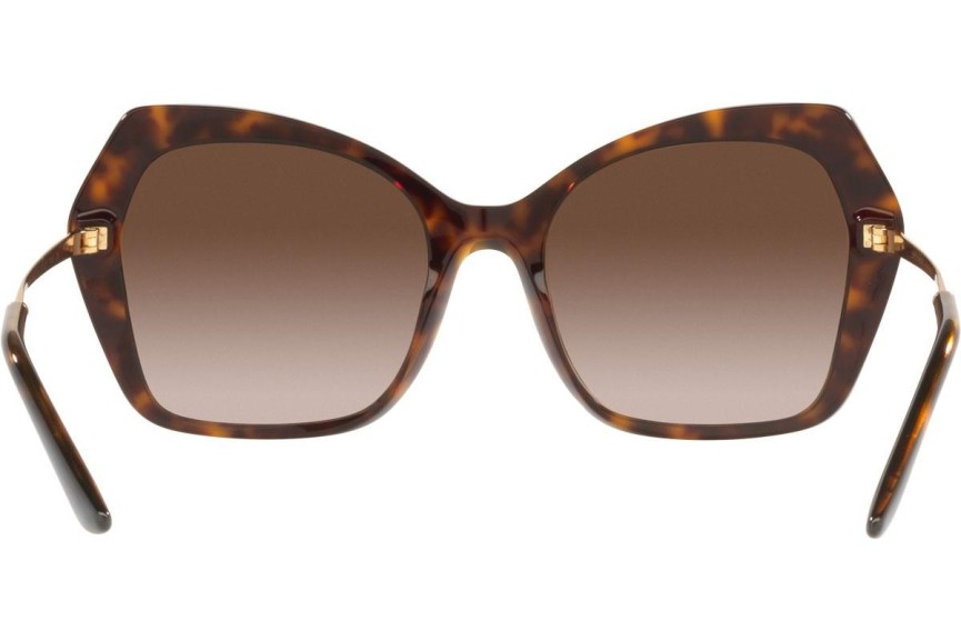 Ochelari de soare Dolce & Gabbana DG4399 502/13 Cat Eye Havana