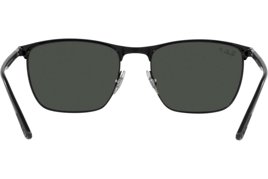 Ochelari de soare Ray-Ban Chromance Collection RB3686 186/K8 Polarized Pătrați Negri