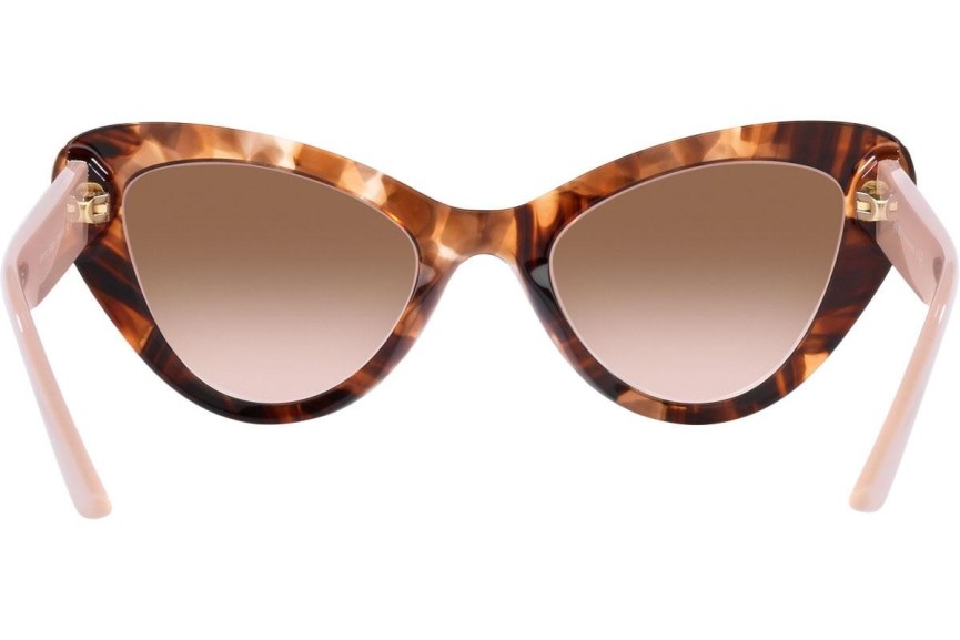 Ochelari de soare Prada PR13YS 07R0A6 Cat Eye Havana