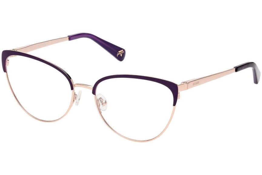 Ochelari Guess GU5217 083 Cat Eye Violeți