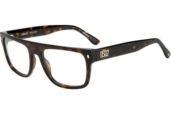 Ochelari Dsquared2 D20036 086 Flat Top Havana