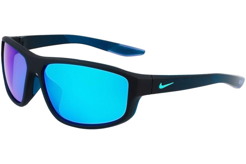 Ochelari de soare Nike Brazen Fuel M DJ0803 420 Dreptunghiulari Albaștri