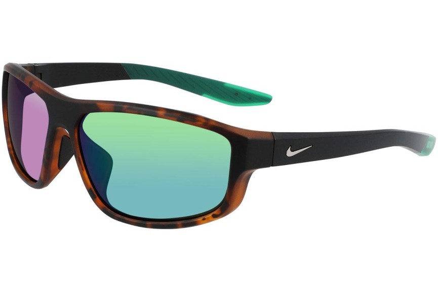 Ochelari de soare Nike Brazen Fuel M DJ0803 220 Dreptunghiulari Havana