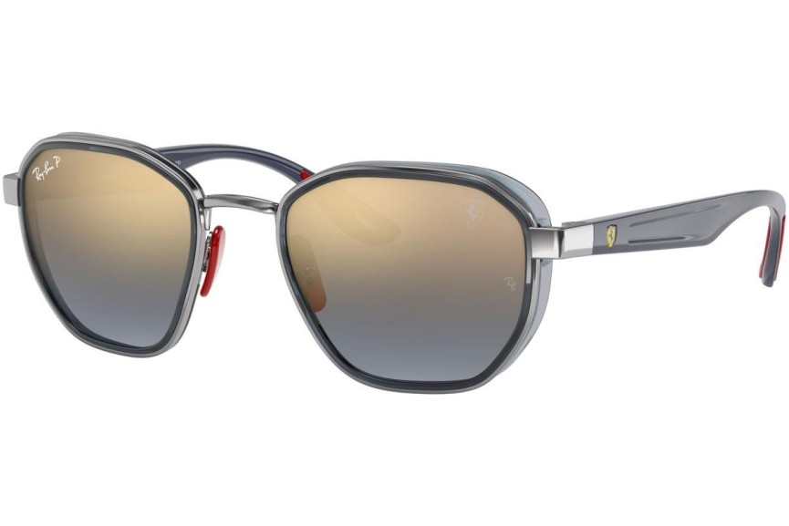 Ochelari de soare Ray-Ban Scuderia Ferrari Collection RB3674M F001J0 Polarized Pătrați Argintii