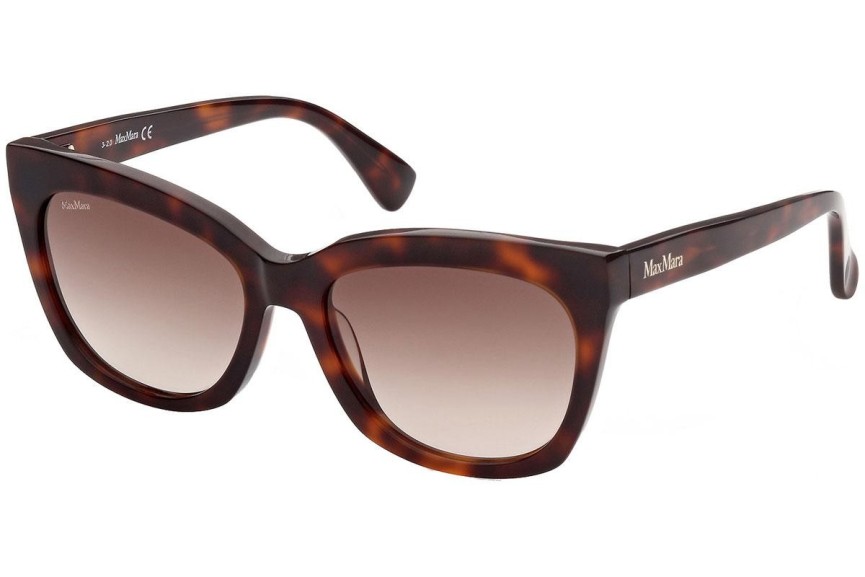 Ochelari de soare Max Mara MM0009 52F Pătrați Havana