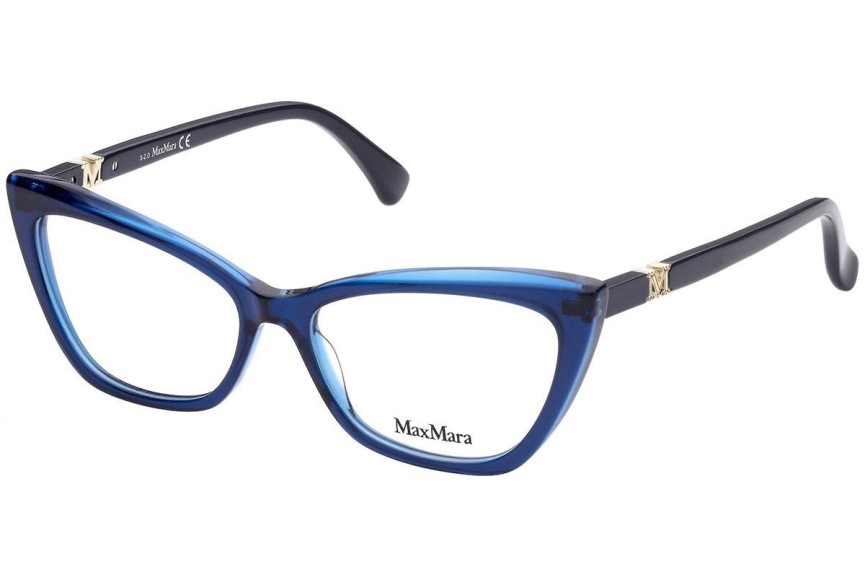 Ochelari Max Mara MM5016 090 Cat Eye Albaștri