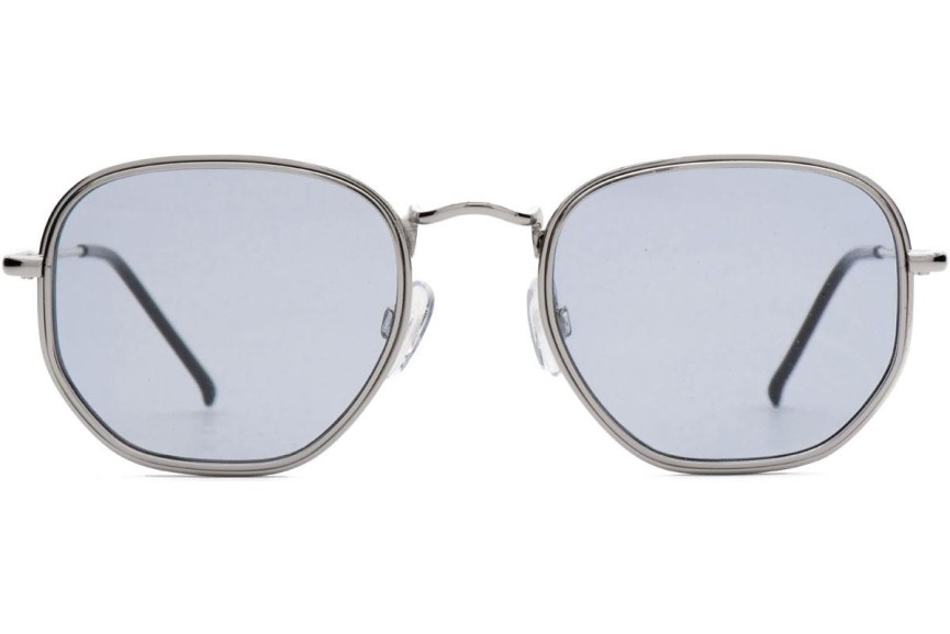 Ochelari de soare OiO by eyerim Comet Silver Blue Pătrați Argintii