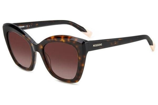 Ochelari de soare Missoni MIS0112/S 086/HA Cat Eye Havana