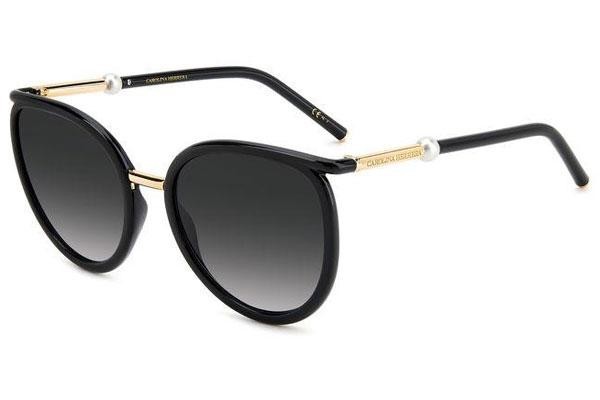 Ochelari de soare Carolina Herrera HER0077/S 807/9O Rotunzi Negri