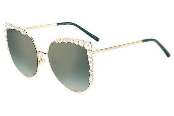 Ochelari de soare Carolina Herrera HER0076/S J5G/EZ Rotunzi Aurii