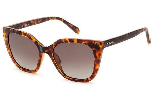 Ochelari de soare Fossil FOS3138/G/S 086/HA Cat Eye Havana