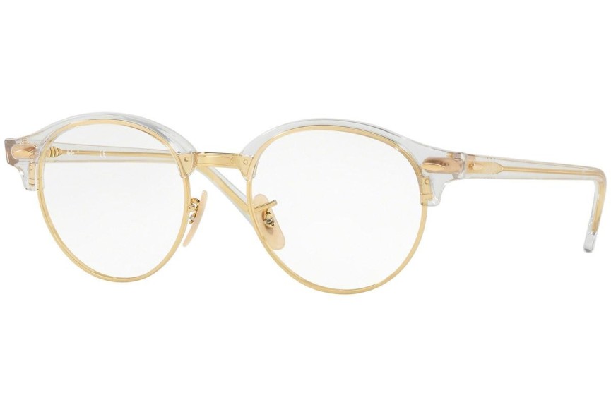 Ochelari Ray-Ban Clubround RX4246V 5762 Browline Cristal