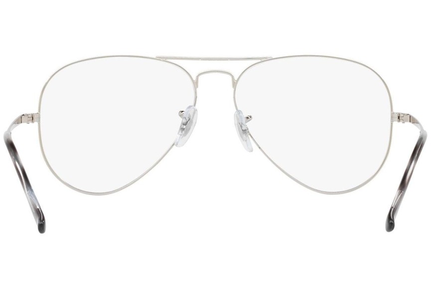 Ochelari Ray-Ban Aviator Optics RX6489 2501 Pilot Argintii