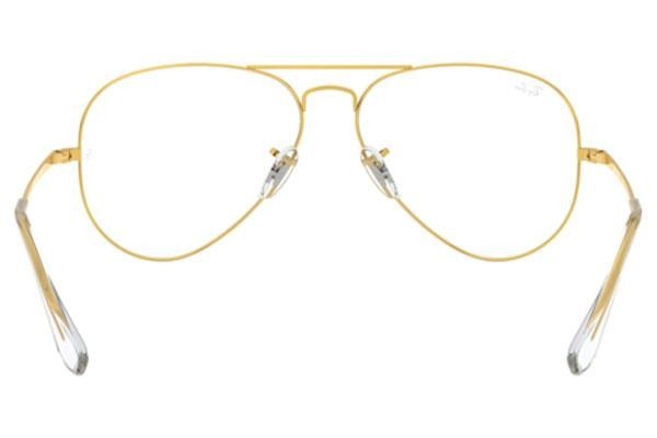 Ochelari Ray-Ban Aviator RX6489 3086 Pilot Aurii