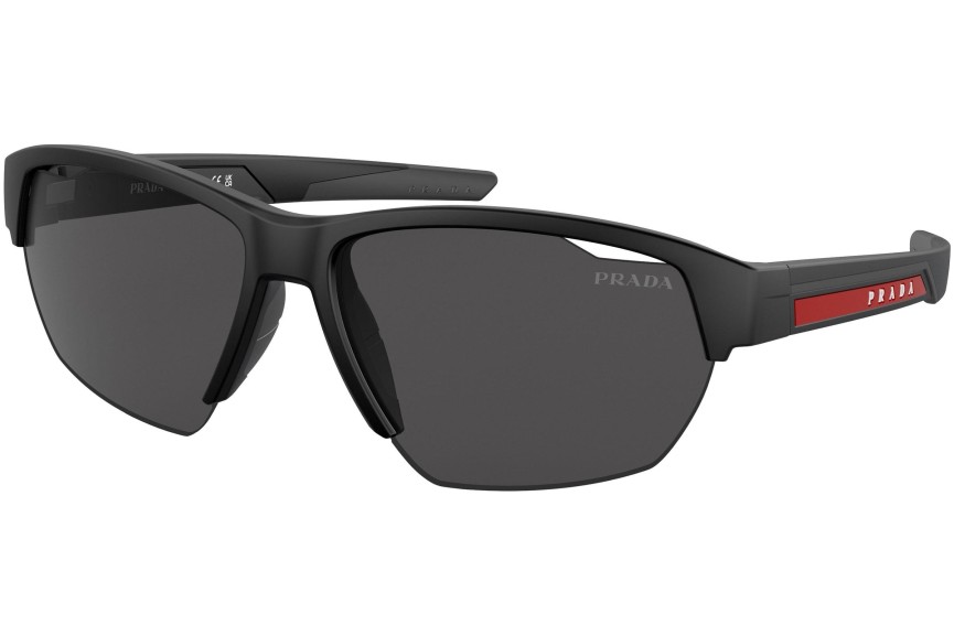 Ochelari de soare Prada Linea Rossa PS03YS 1BO06F Dreptunghiulari Negri