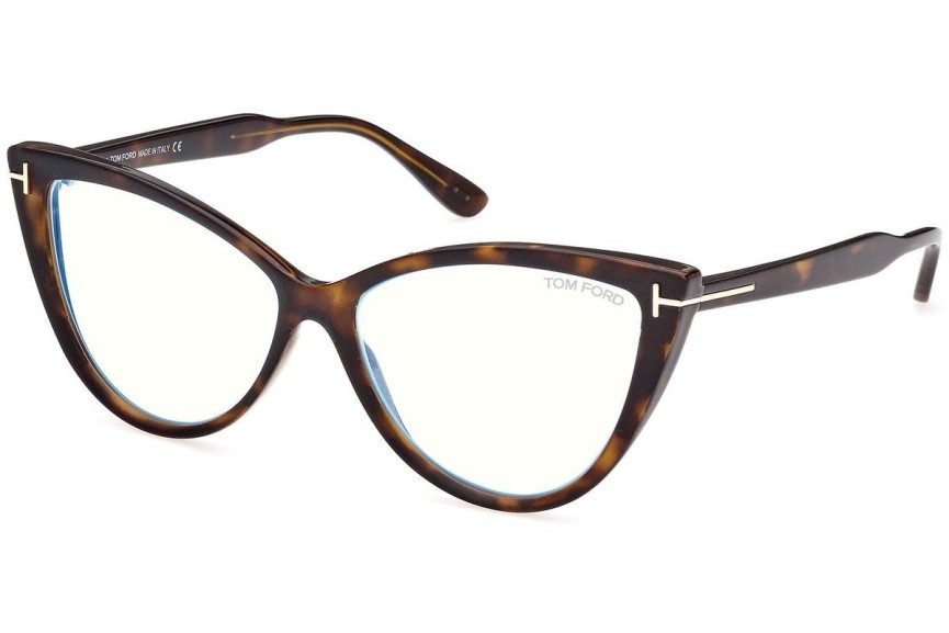 Ochelari Tom Ford FT5843-B 052 Cat Eye Havana