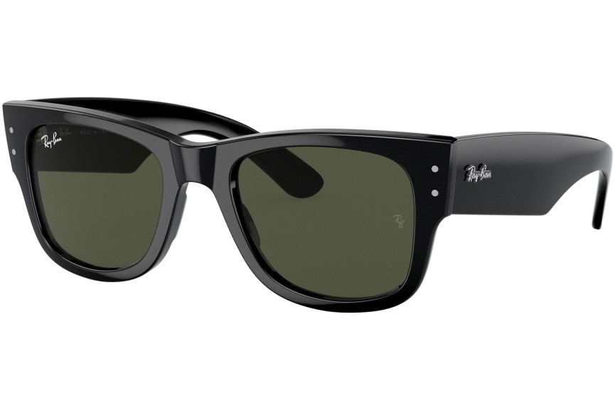 Ochelari de soare Ray-Ban Mega Wayfarer RB0840S 901/31 Pătrați Negri