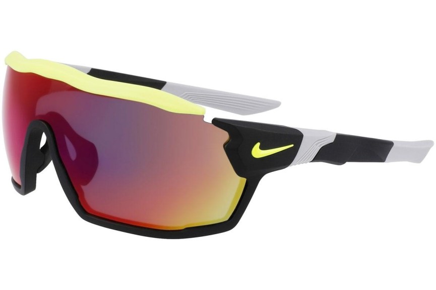 Ochelari de soare Nike Show X Rush E DZ7369 010 Lentilă unică | Shield Negri