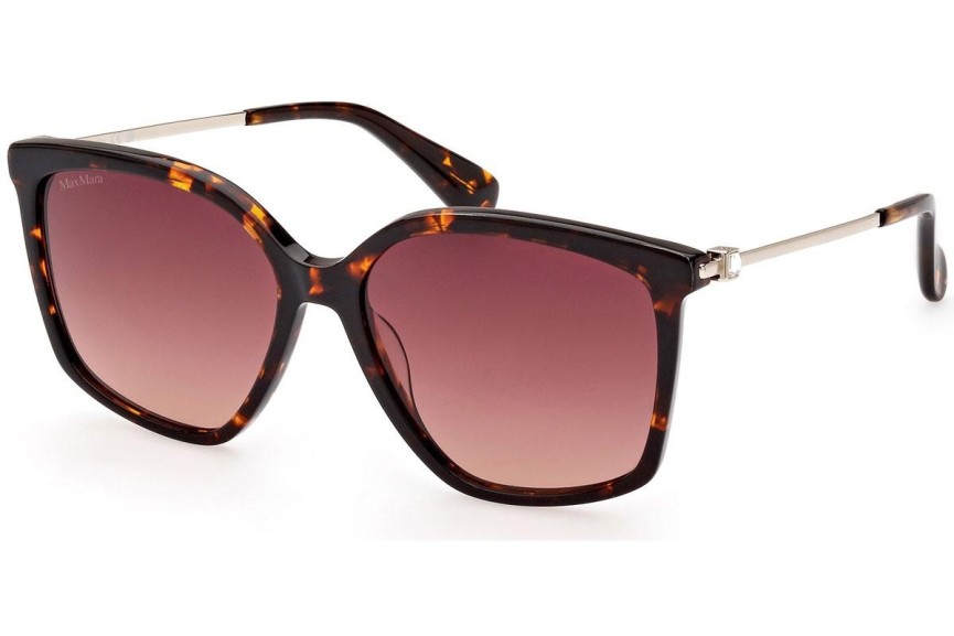 Ochelari de soare Max Mara MM0055 52F Pătrați Havana