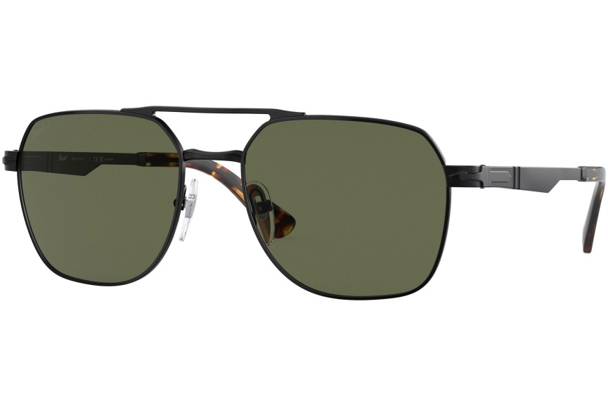 Ochelari de soare Persol PO1004S 115158 Polarized Pătrați Negri