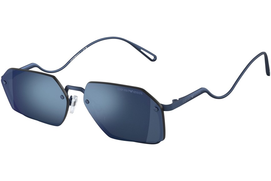 Ochelari de soare Emporio Armani EA2136 301855 Dreptunghiulari Albaștri