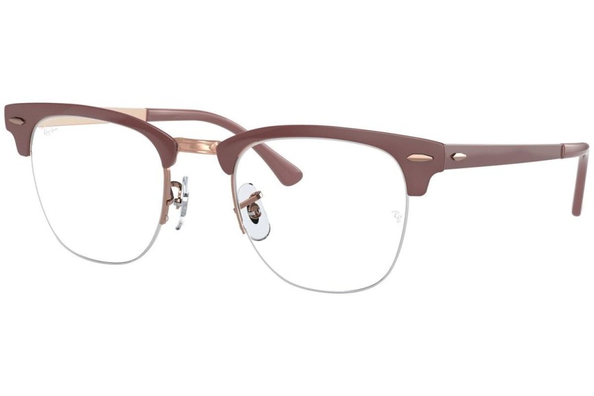 Ochelari Ray-Ban Clubmaster Metal RX3716VM 2973 Browline Maro