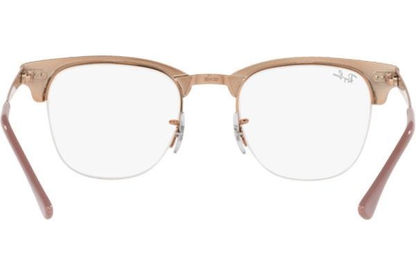 Ochelari Ray-Ban Clubmaster Metal RX3716VM 2973 Browline Maro