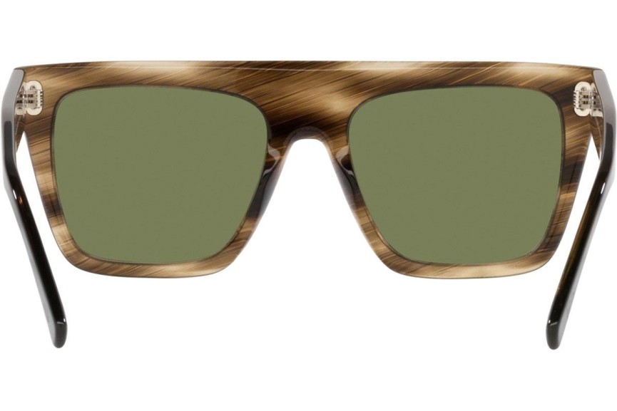 Ochelari de soare Giorgio Armani AR8177 54092A Flat Top Maro