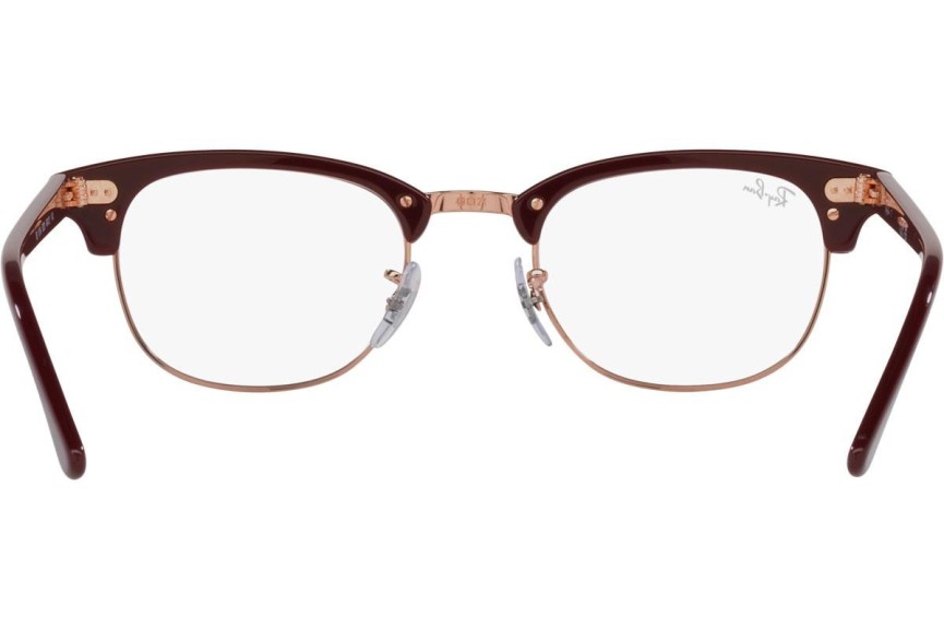 Ochelari Ray-Ban Clubmaster RX5154 8230 Browline Roșii