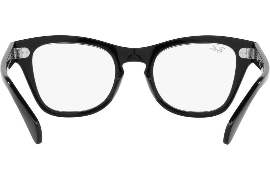 Ochelari Ray-Ban RX0707V 2000 Pătrați Negri