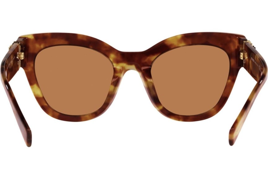 Ochelari de soare Miu Miu MU01YS 4BW2Z1 Cat Eye Havana