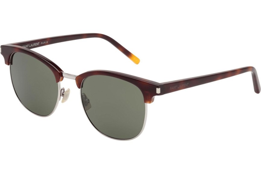 Ochelari de soare Saint Laurent SL108 002 Browline Havana