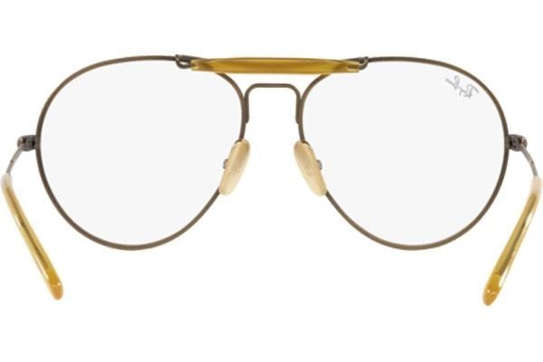 Ochelari Ray-Ban Titanium Collection RX8063V 1222 Pilot Maro