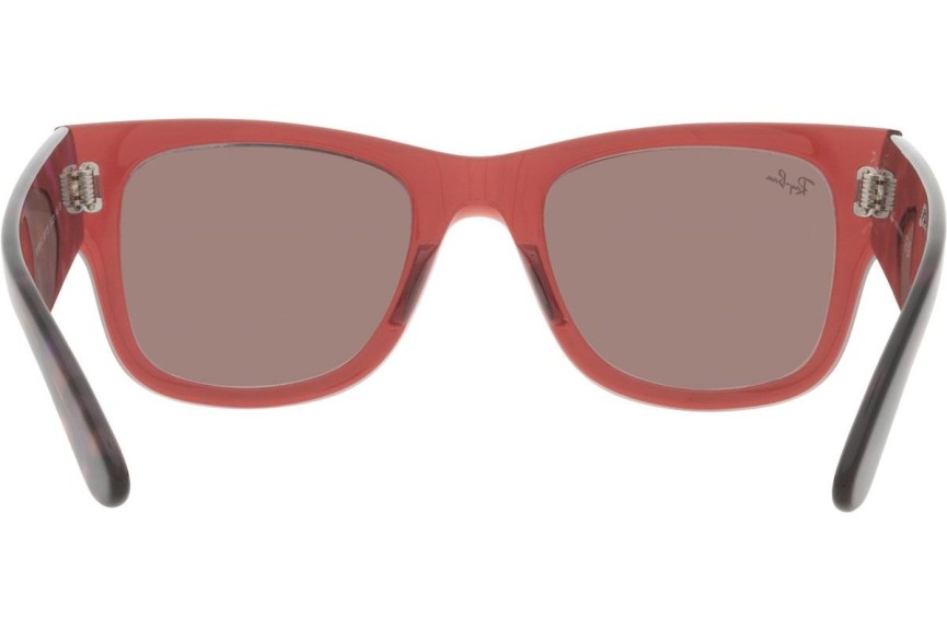 Ochelari de soare Ray-Ban Mega Wayfarer RB0840S 66372K Pătrați Roz