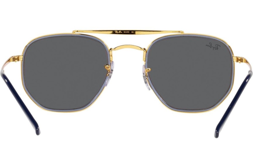 Ochelari de soare Ray-Ban The Marshal II RB3648M 9240B1 Pătrați Aurii