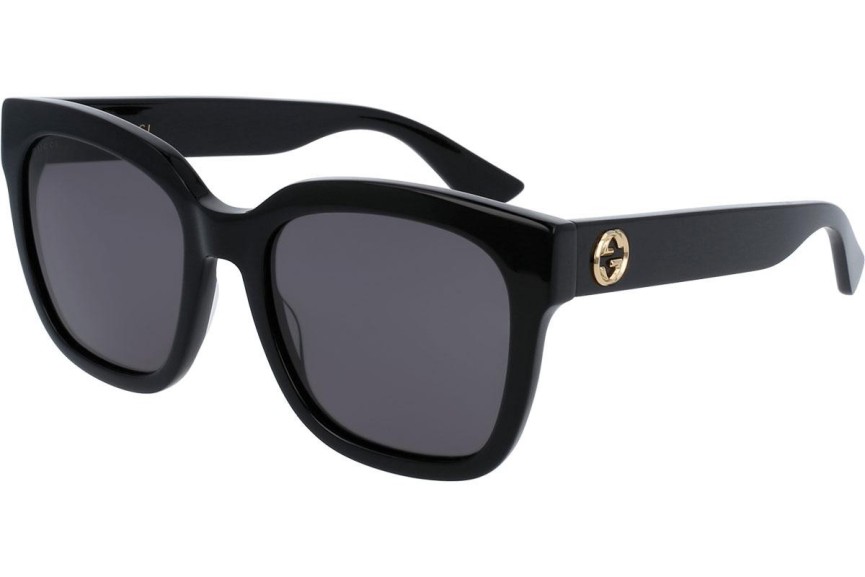 Ochelari de soare Gucci GG0034SN 001 Pătrați Negri