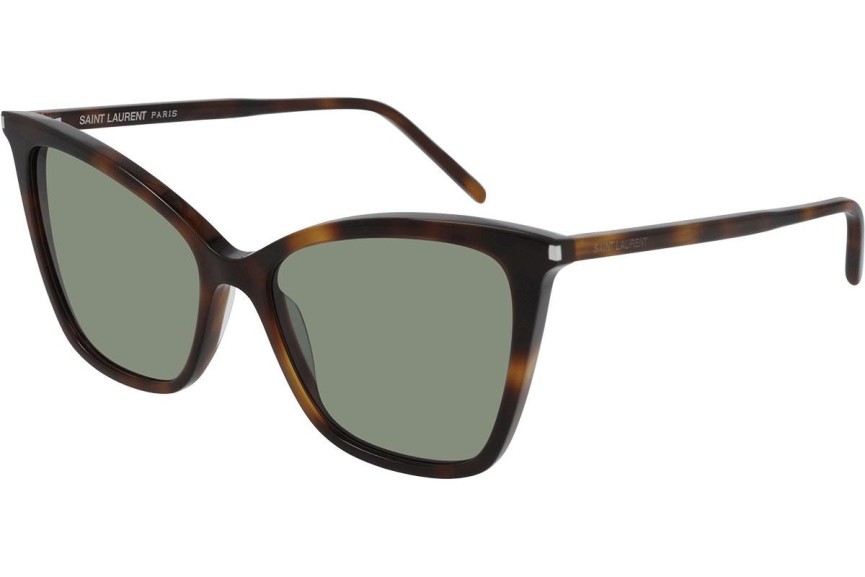 Ochelari de soare Saint Laurent SL384 002 Cat Eye Havana