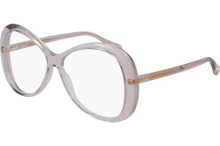 Ochelari Chloe CH0011O 002 Oversize Roz