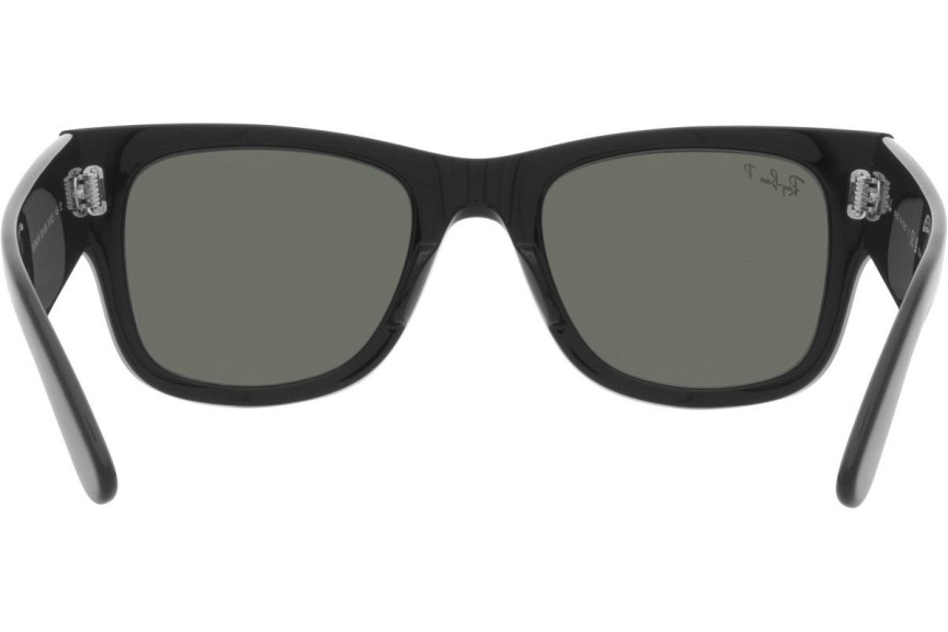 Ochelari de soare Ray-Ban Mega Wayfarer RB0840S 901/58 Polarized Pătrați Negri