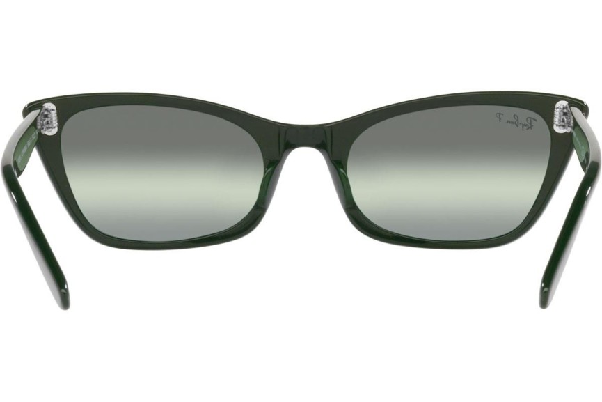 Ochelari de soare Ray-Ban Lady Burbank Chromance Collection RB2299 6659G4 Polarized Cat Eye Verzi