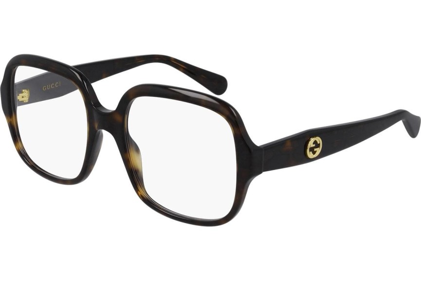 Ochelari Gucci GG0799O 002 Pătrați Havana