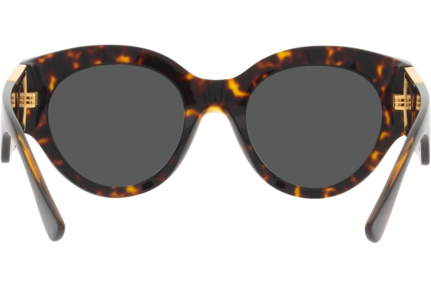 Ochelari de soare Versace VE4438B 108/87 Rotunzi Havana