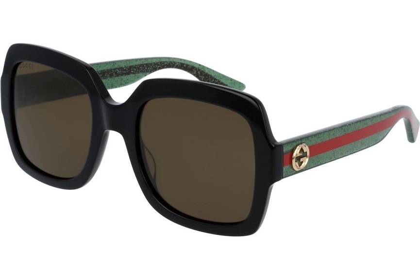 Ochelari de soare Gucci GG0036SN 002 Pătrați Negri