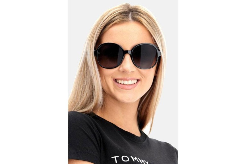 Ochelari de soare Tommy Hilfiger TH1807/S DDB/08 Lentilă unică | Shield Aurii