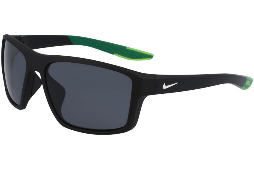 Ochelari de soare Nike Brazen Fury FJ2259 010 Dreptunghiulari Negri