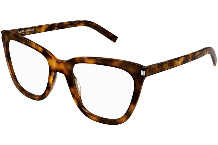 Ochelari Saint Laurent SL548SLIMOPT 002 Cat Eye Havana