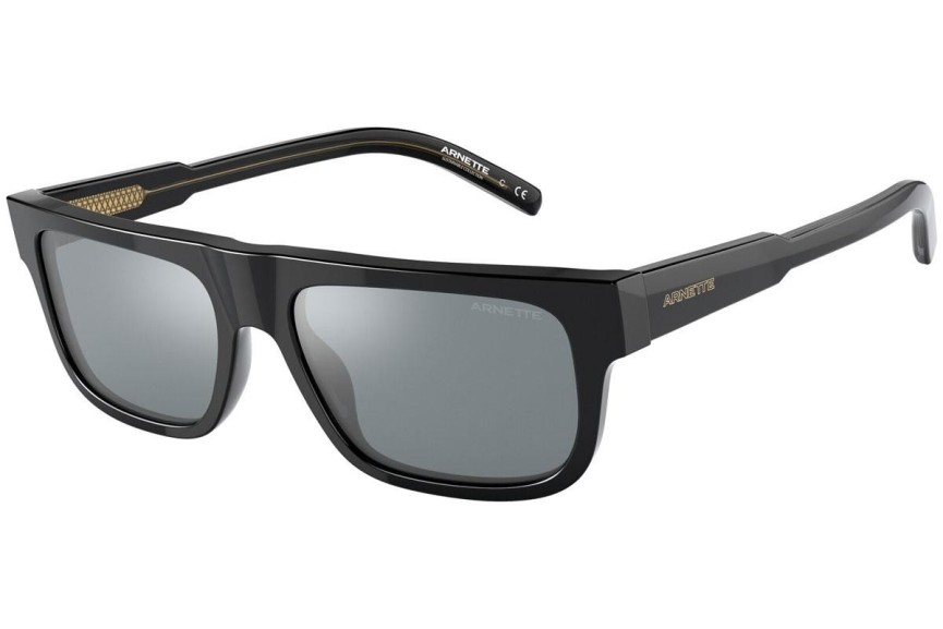 Ochelari de soare Arnette Gothboy AN4278 12006G Flat Top Negri