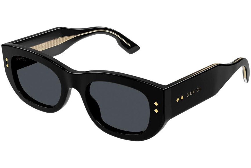 Ochelari de soare Gucci GG1215S 002 Pătrați Negri