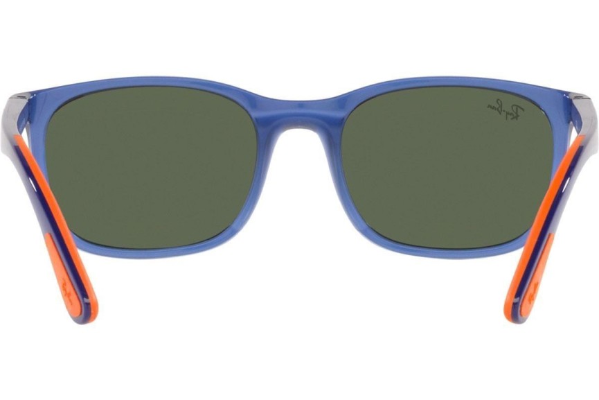 Ochelari de soare Ray-Ban Junior RJ9076S 712471 Dreptunghiulari Albaștri